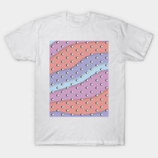 Pastel Waves Retro Aesthetic stars / VSCO stars T-Shirt